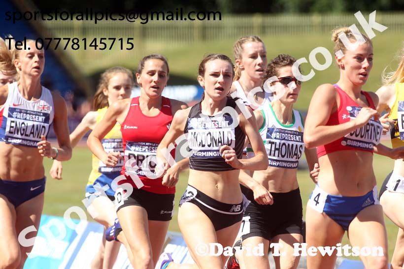 Womens 1500 metres, British World Championship Team Trials, Alexander Stadium, Birmingham